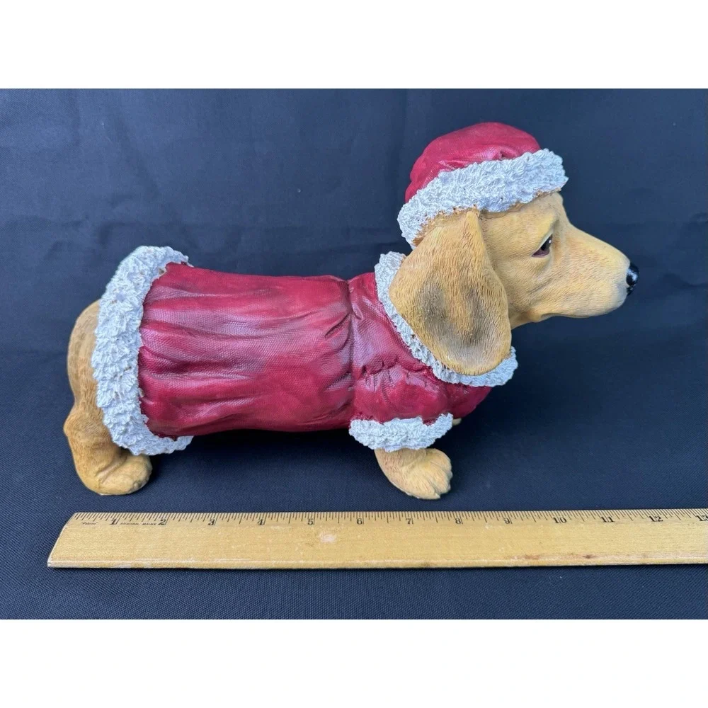 2012 Cracker Barrel Snow Friends Holiday Dachshund Dog Figurine